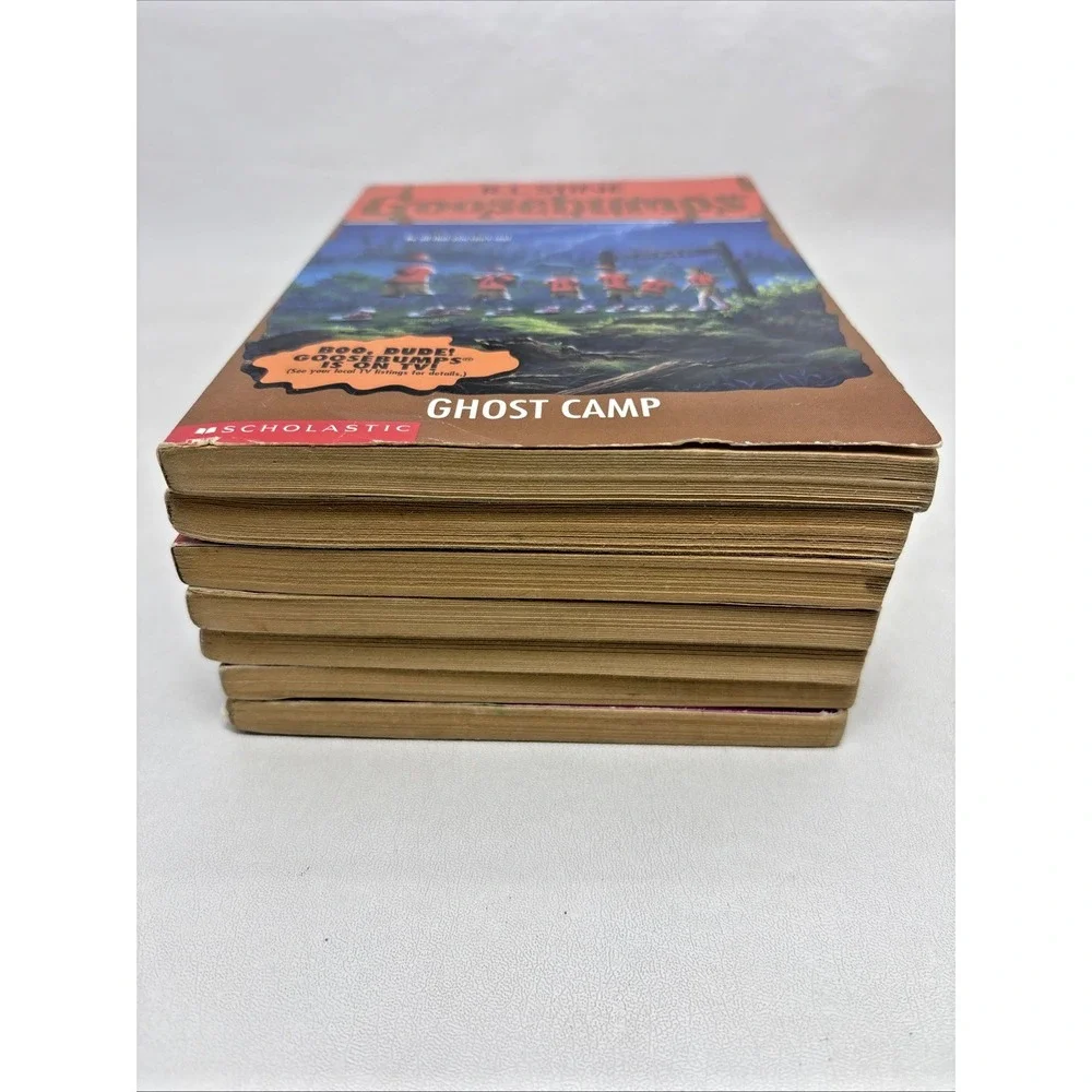 Goosebumps Books Mixed Lot of 7 Vtg R.L. Stine Horror Fiction Bundle No Inserts